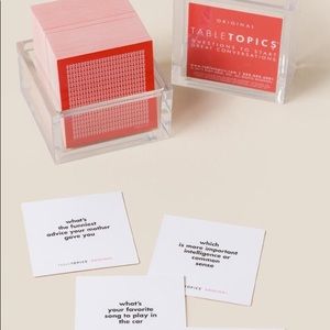 Table topics table top bookcase decor